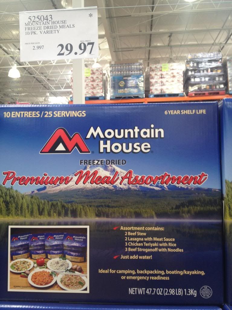 What is the most important compliment to freeze dried food